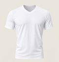 T-shirt AeroDry col V blanc