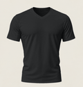 T-shirt AeroDry col V noir