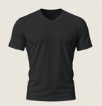 T-shirt AeroDry col V noir
